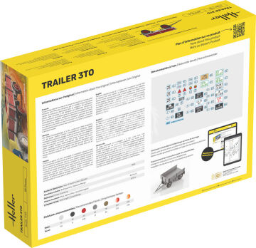 Trailer 3to - Heller 57410 skala 1/24