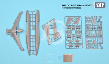 Airbus A220-100 (Bombardier CS100) - AMP OvT 4-002 skala 1/144	