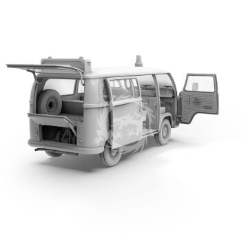 VOLKSWAGEN T2 Model 1967 Airport Bus - AK Interactive AK35033 skala 1/35 