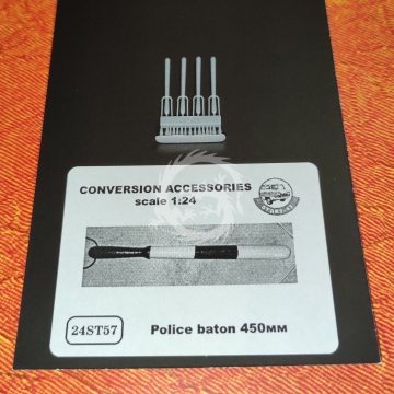 Police baton  450мм  4pcs - Start 43 St57 skala 1/24