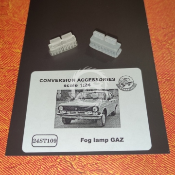 Fog lamp (for GAZ 2410/3102) 2pcs clear - Start43 St109c skala 1/24