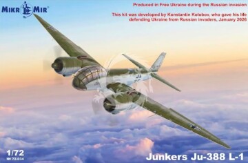 Junkers Ju 388 L-1 - MikroMir 72-034 skala 1/72