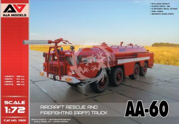 PRZEDSPRZEDAZ - AA-60 Aircraft Rescue & Firefighting (ARFF) Truck - A&A Models AAM7201 skala 1/72