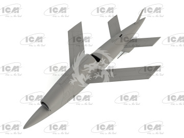 Dron BQM-34A (Q-2C) Firebee with Trailer - ICM 48401 skala 1/48
