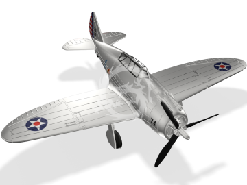 MDR14470 Metallic Details Model samolotu Republic P-43 Lancer w skali 1/144, drukowany w 3D