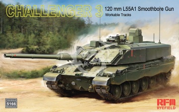 Przedsprzedaż - Challenger 3 120 mm L55A1 smoothbore gun - Rye Field Model RM-5166 skala 1:35