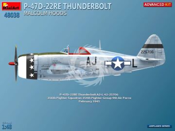 P-47D-22-RE Thunderbolt. Malcolm Hoods. Advanced Kit - MiniArt 48038 skala 1:48